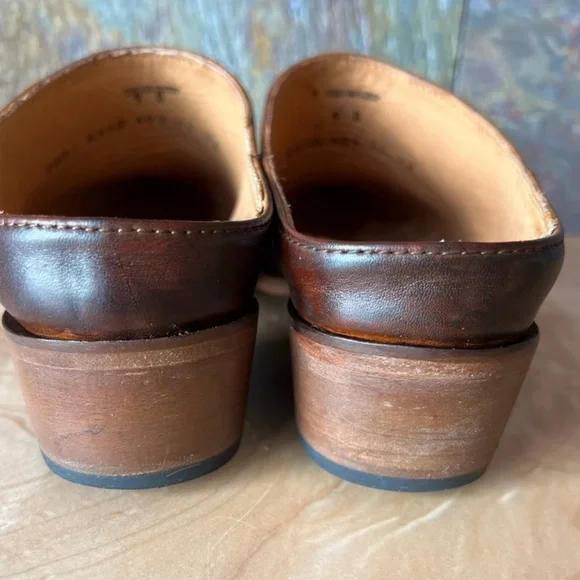 Tecovas shoe boot, dark distressed brown, 9B, EUC, leather sole , inner sole - Picture 4 of 8